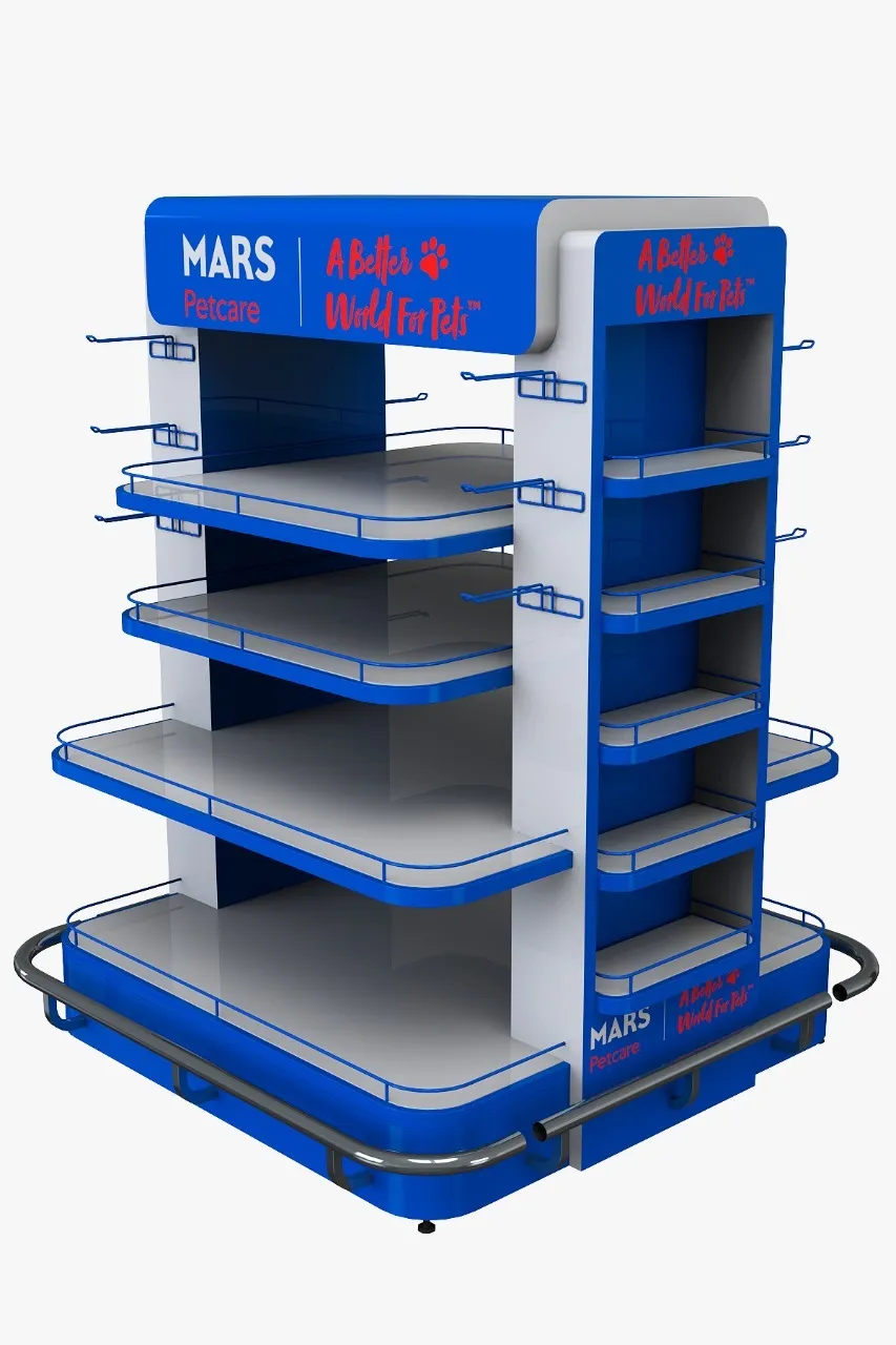 Display Expositor Gondola Promocional com Ganchos