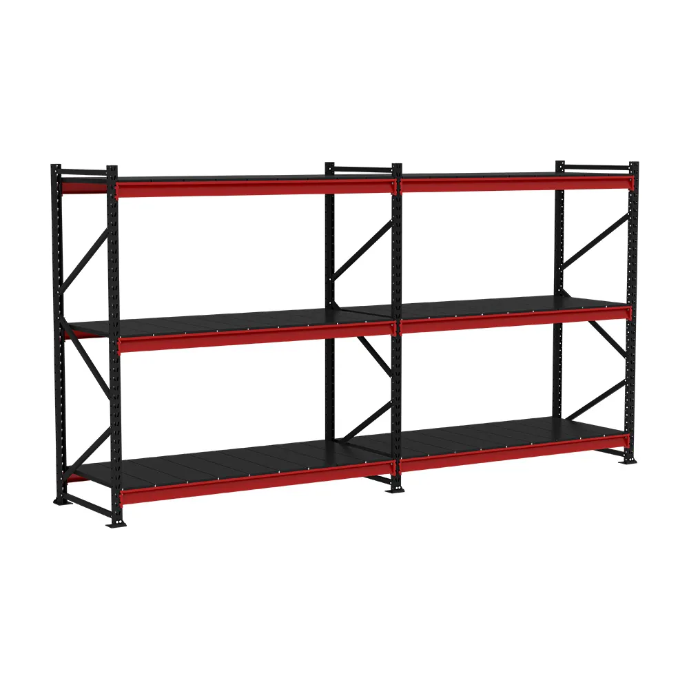 Porta Pallet Combo Preto com Longarinas Vermelhas